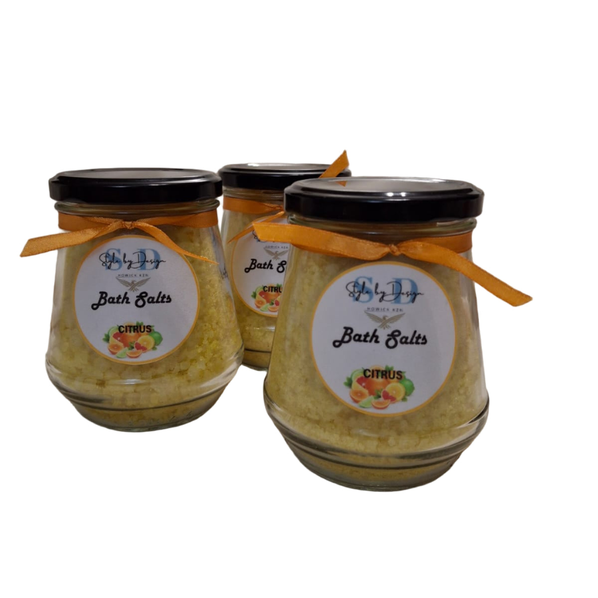 Bottles of Bath Salts - Citrus